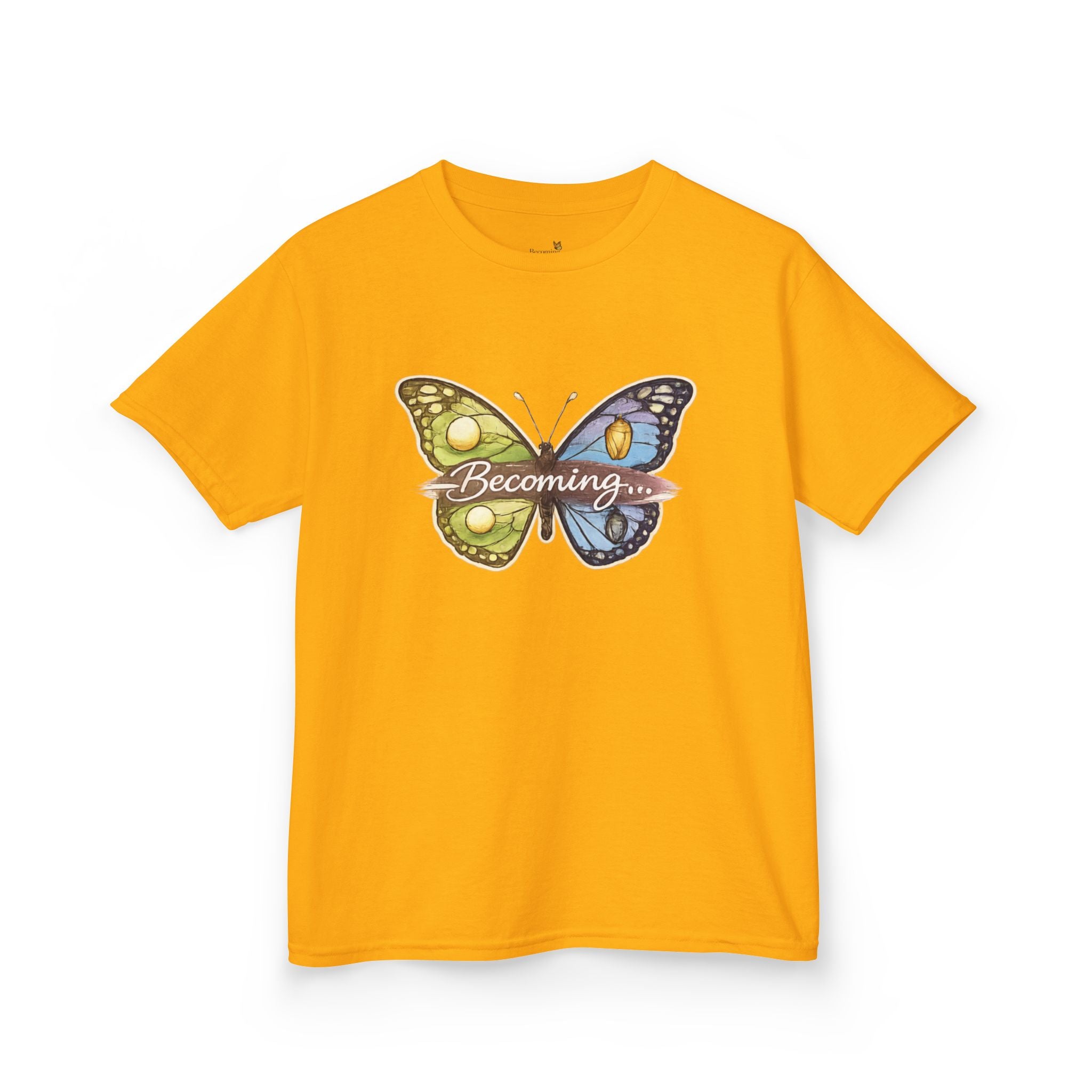 Kids Butterfly Graphic Tee — Colorful Psychedelic Wings