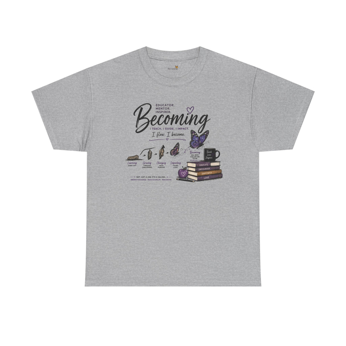 Becoming: Reading & Self-Growth Graphic Tee