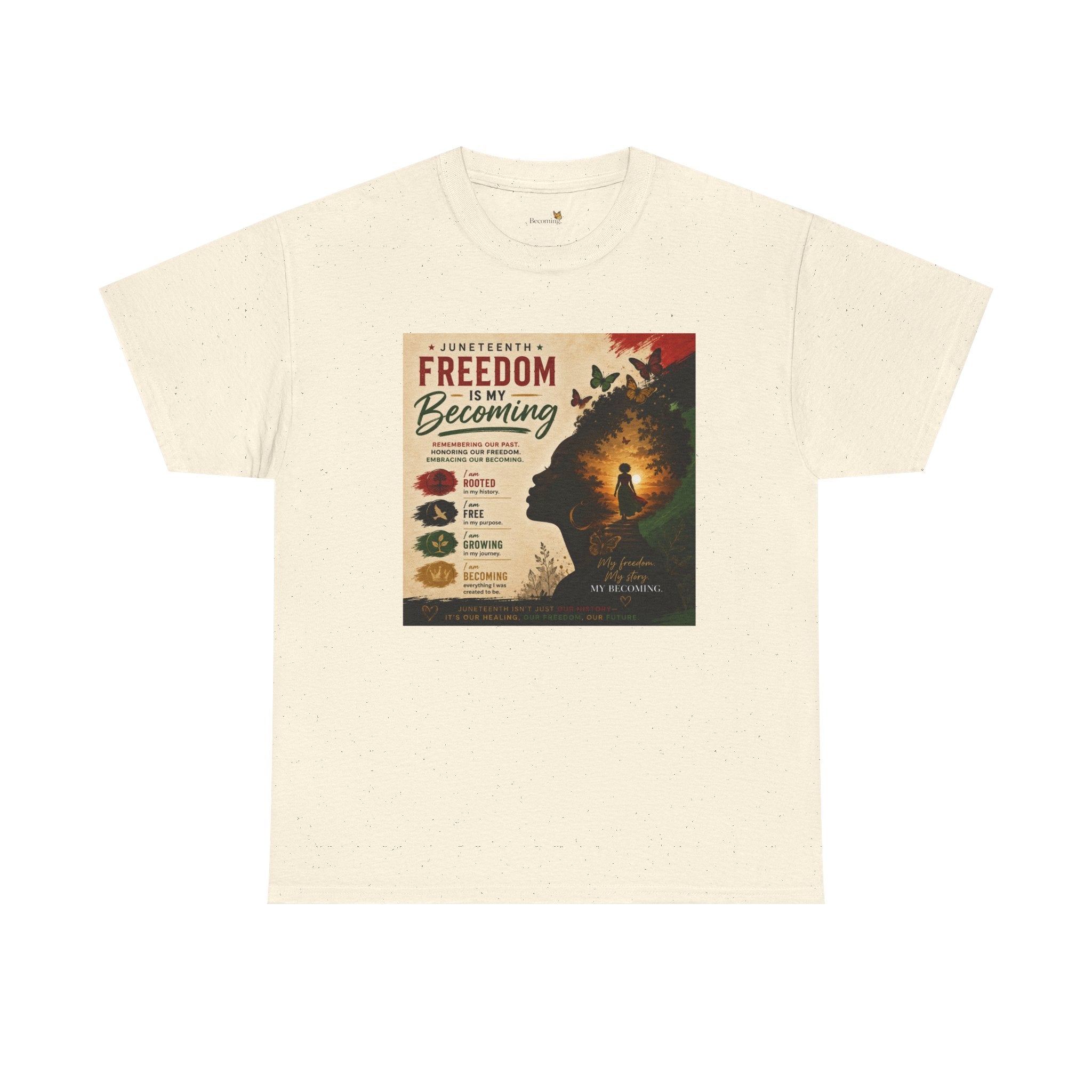 Juneteenth Freedom Is Becoming T-Shirt — Juneteenth Celebration Tee