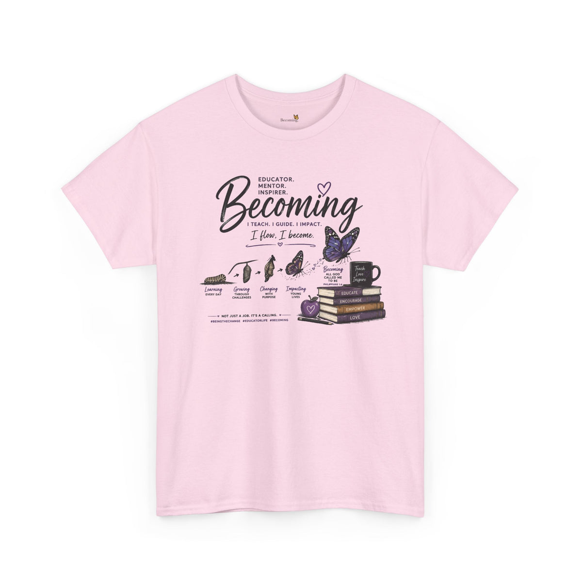 Becoming: Reading & Self-Growth Graphic Tee