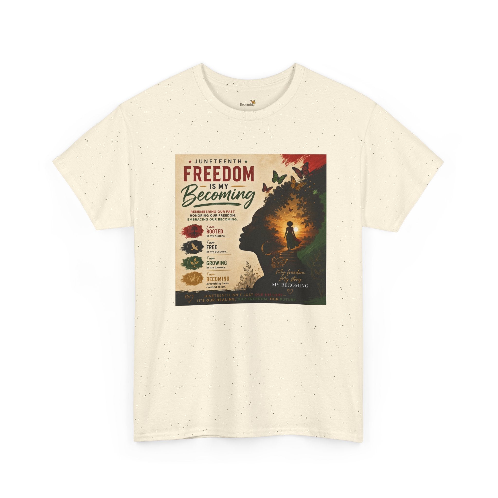 Juneteenth Freedom Is Becoming T-Shirt — Juneteenth Celebration Tee