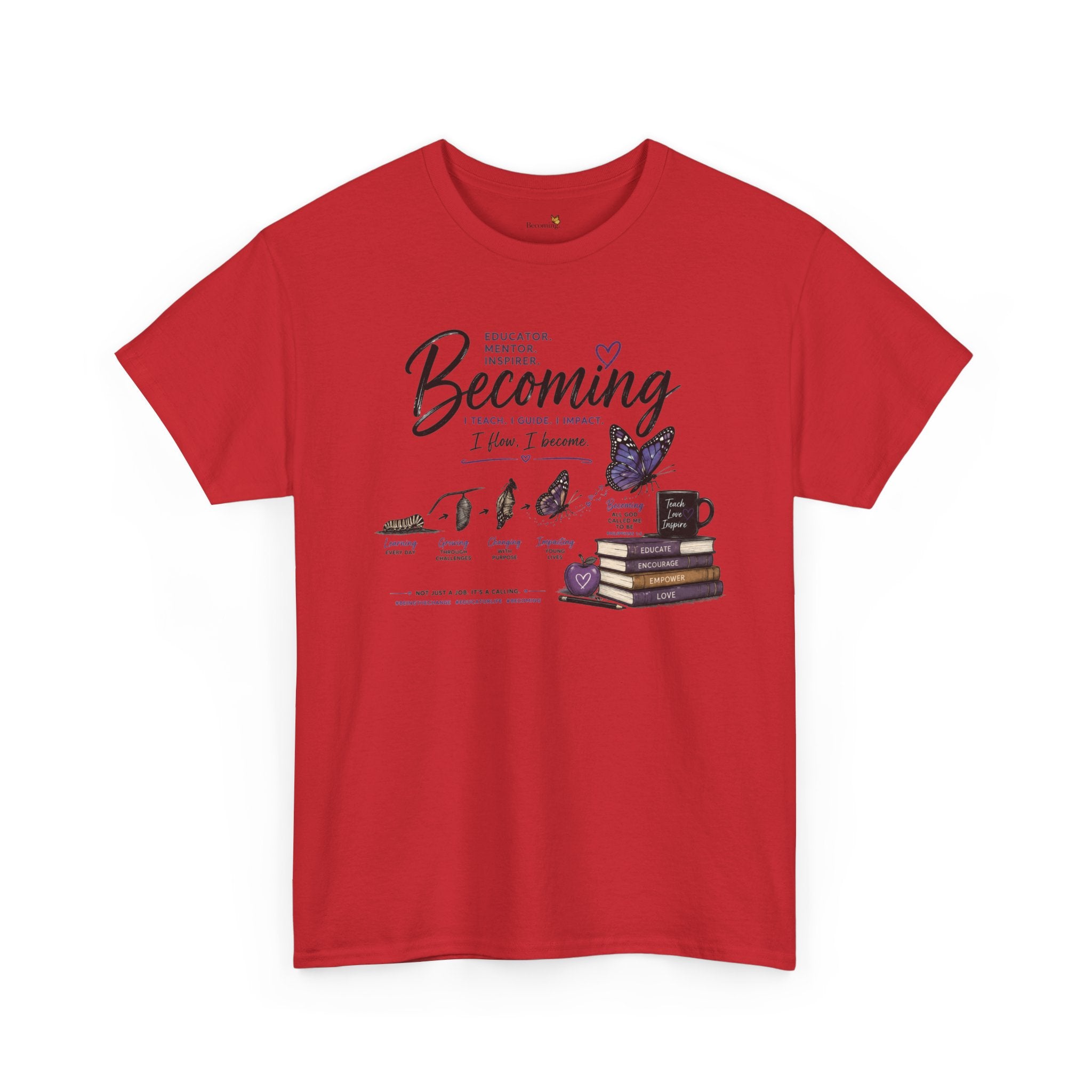Becoming: Reading & Self-Growth Graphic Tee