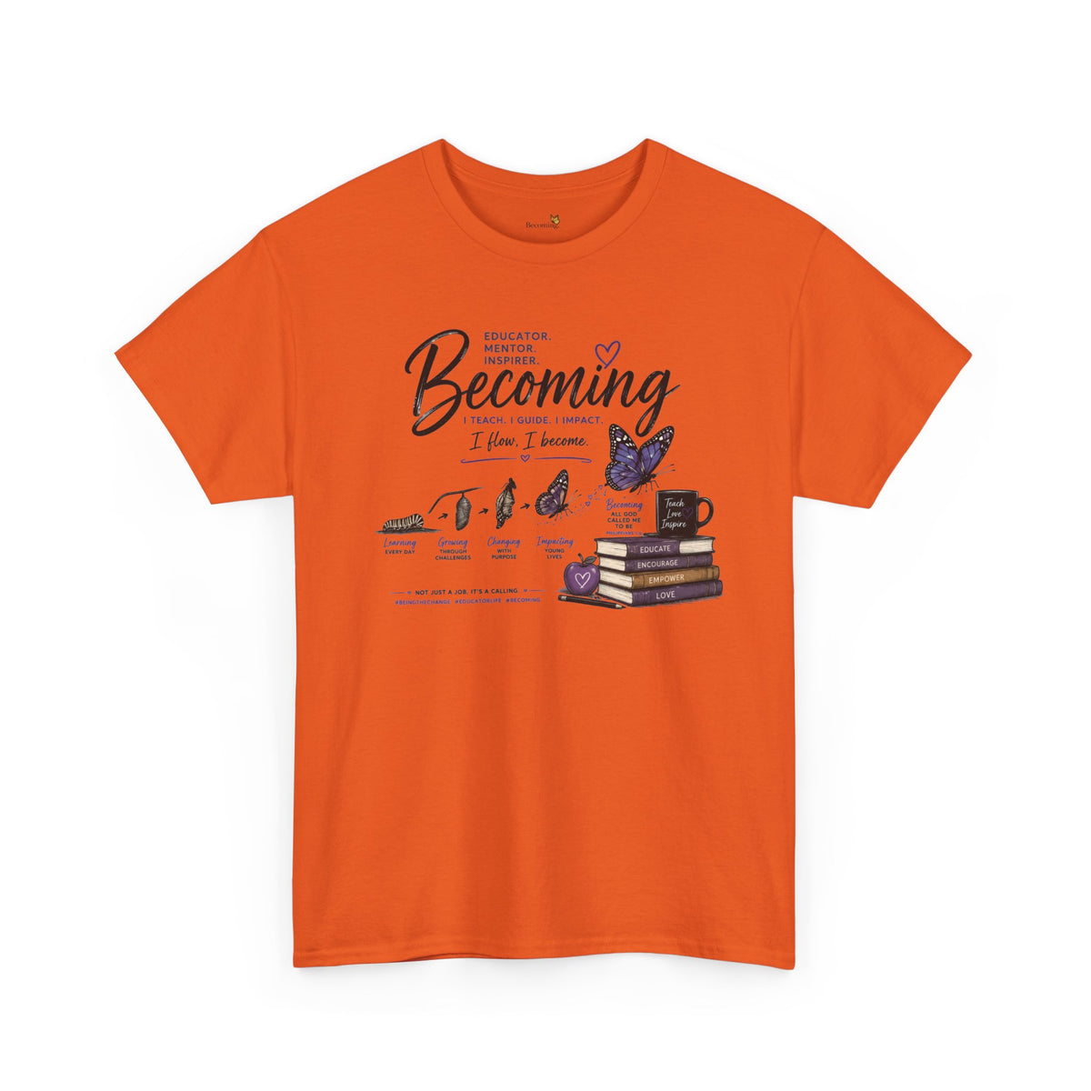 Becoming: Reading & Self-Growth Graphic Tee