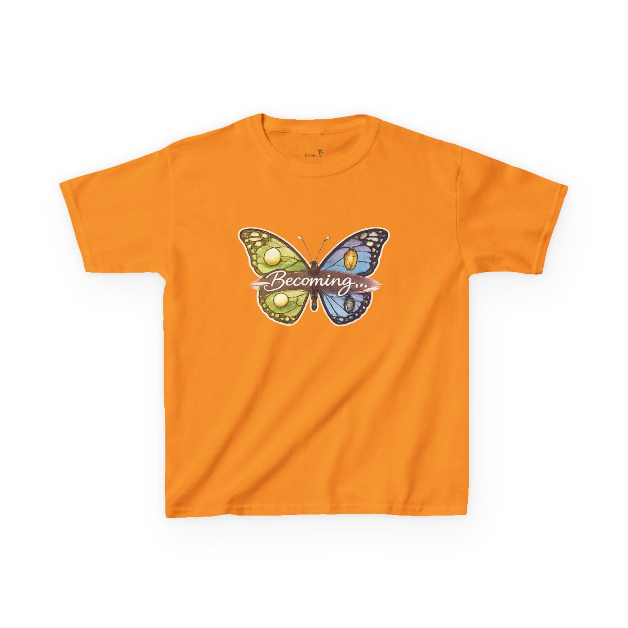 Kids Butterfly Graphic Tee — Colorful Psychedelic Wings
