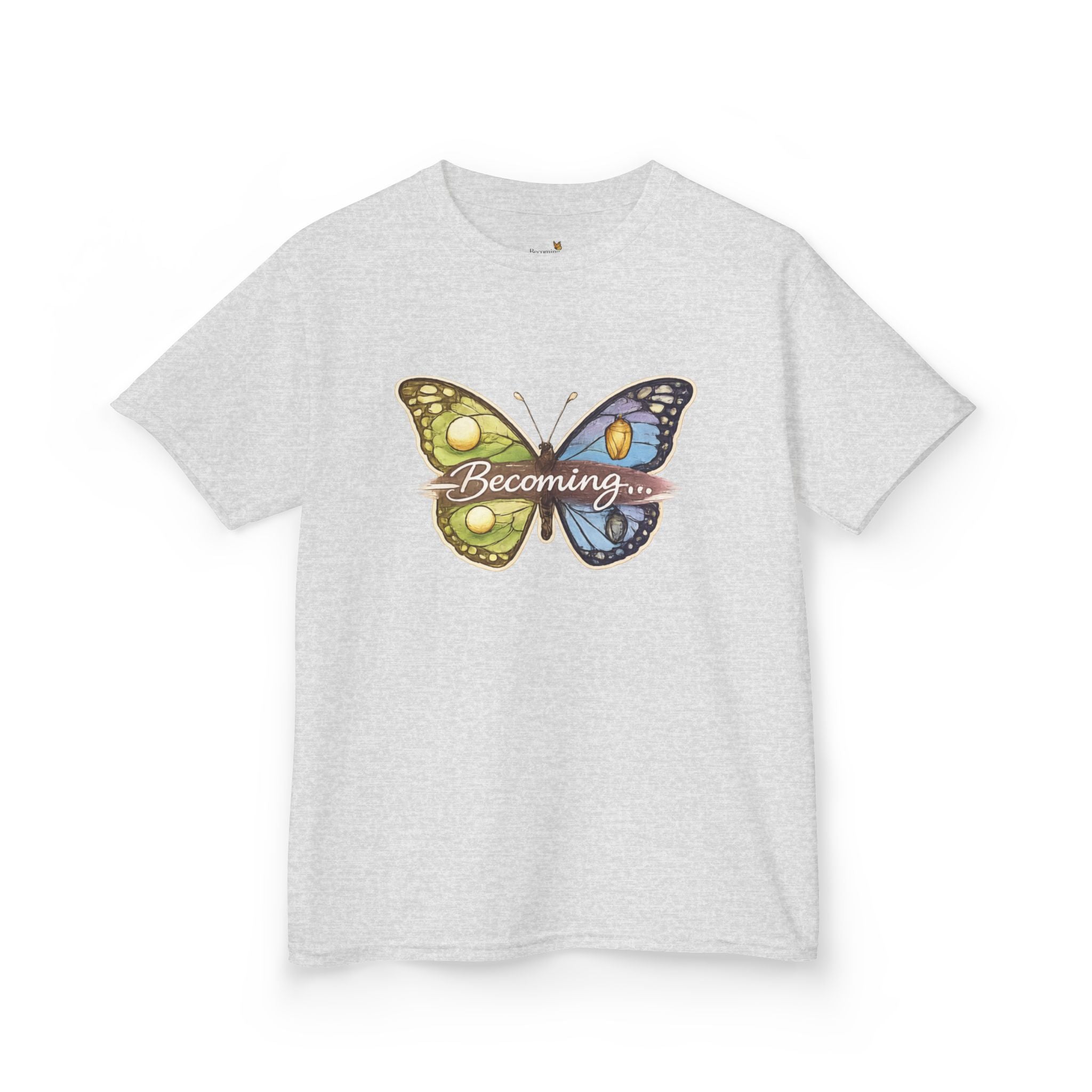 Kids Butterfly Graphic Tee — Colorful Psychedelic Wings