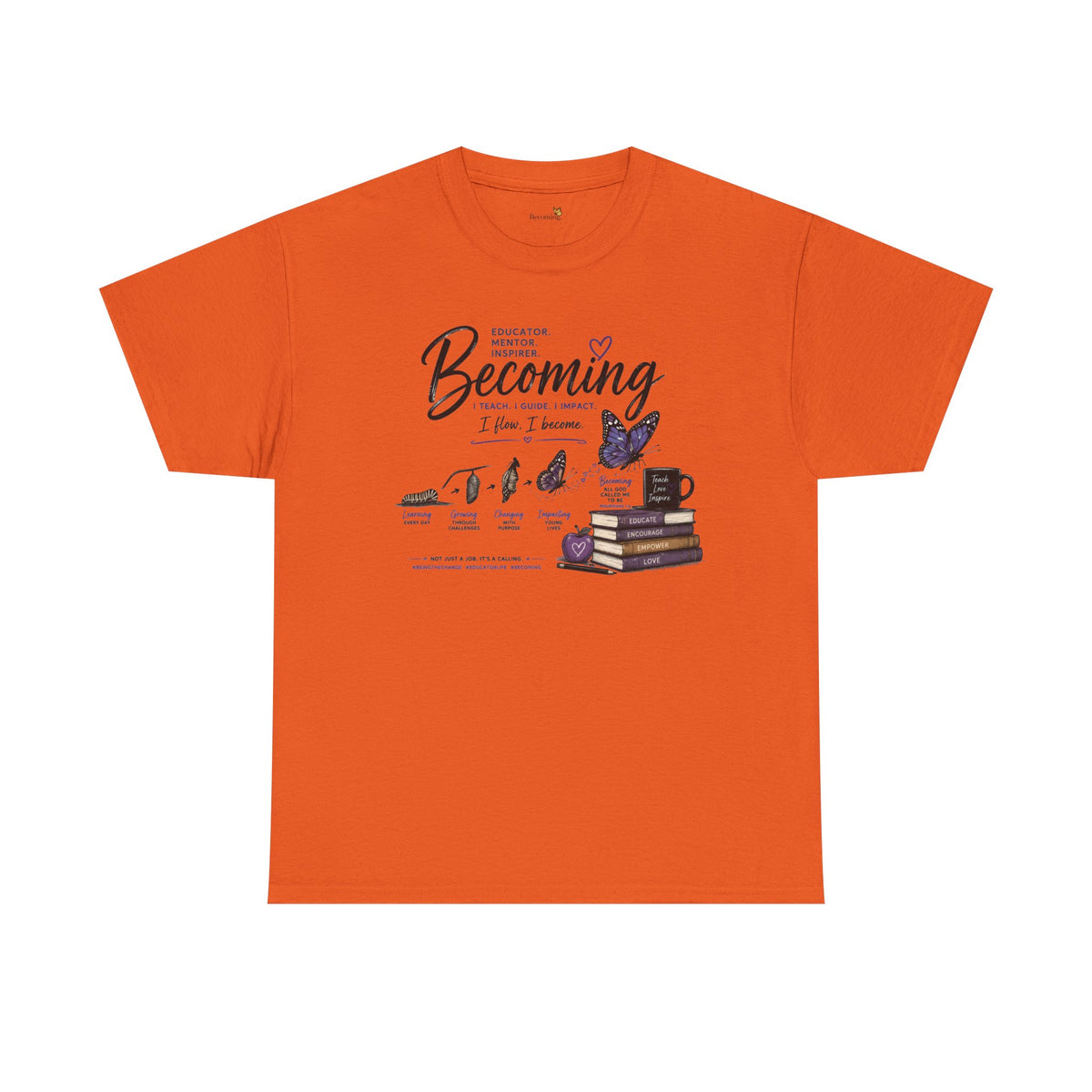 Becoming: Reading & Self-Growth Graphic Tee