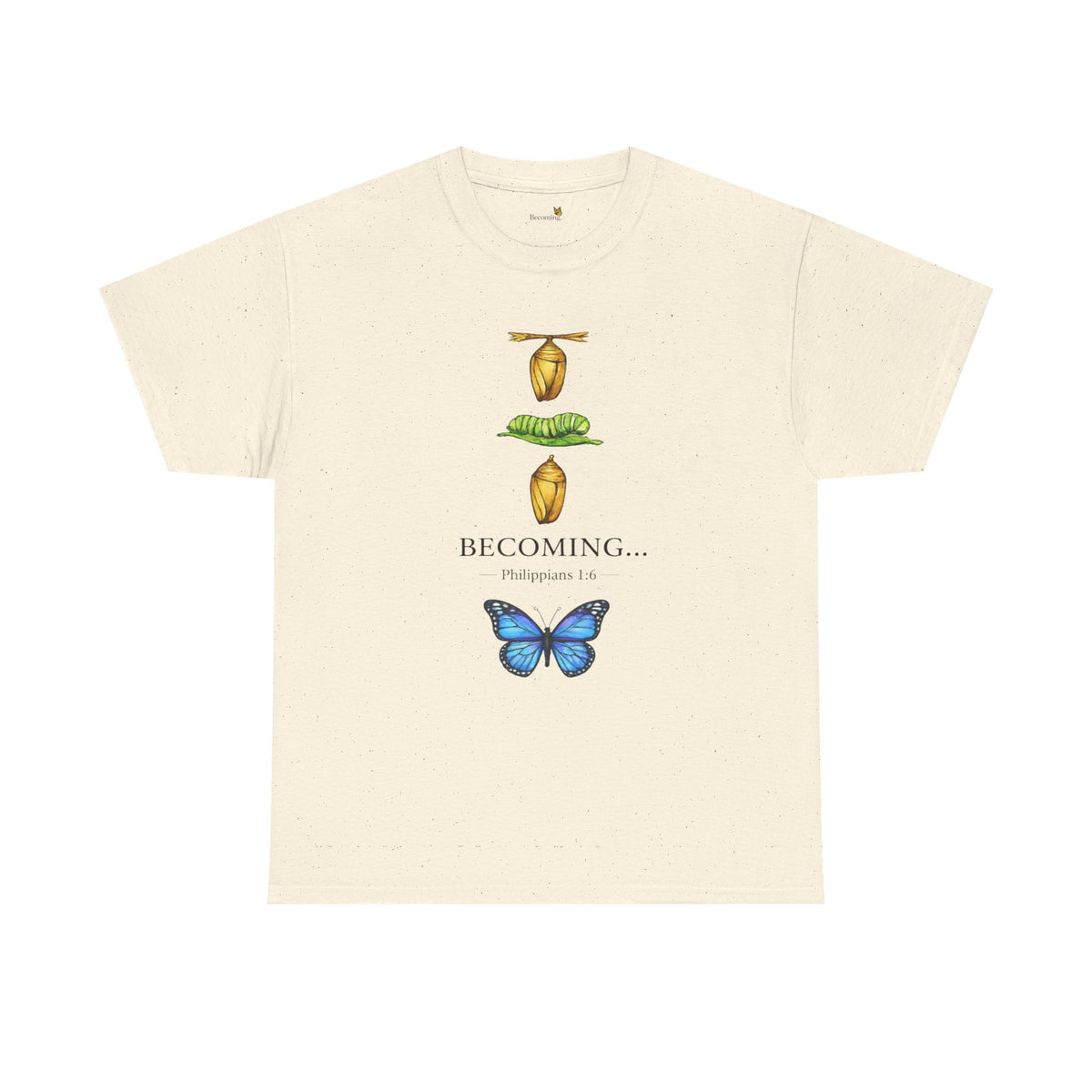 Becoming Butterfly T-Shirt — Metamorphosis Illustration Tee