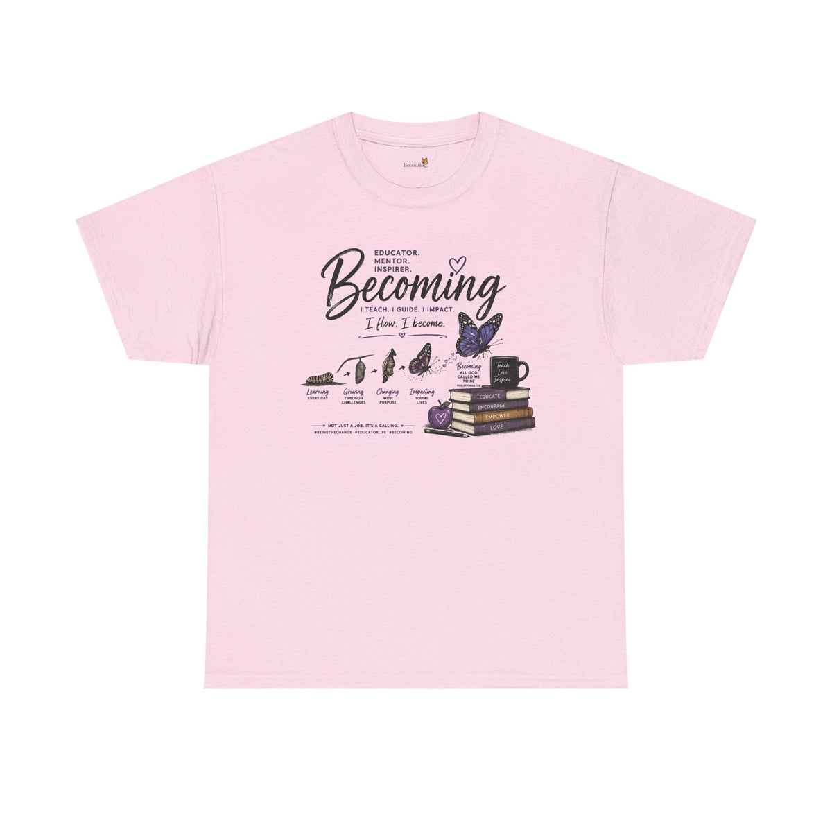 Becoming: Reading & Self-Growth Graphic Tee