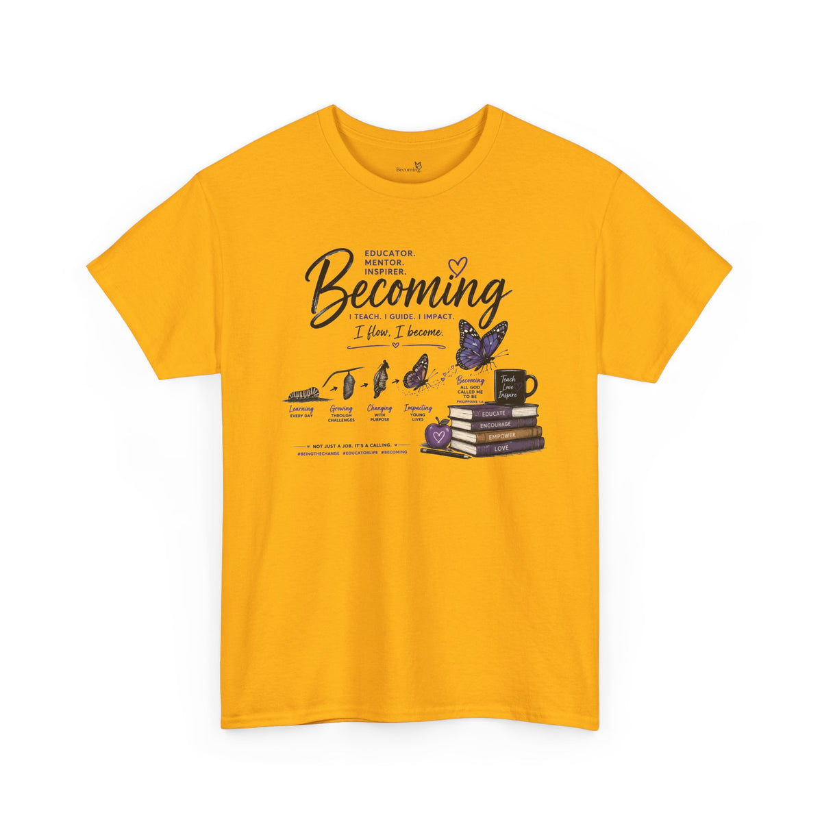 Becoming: Reading & Self-Growth Graphic Tee