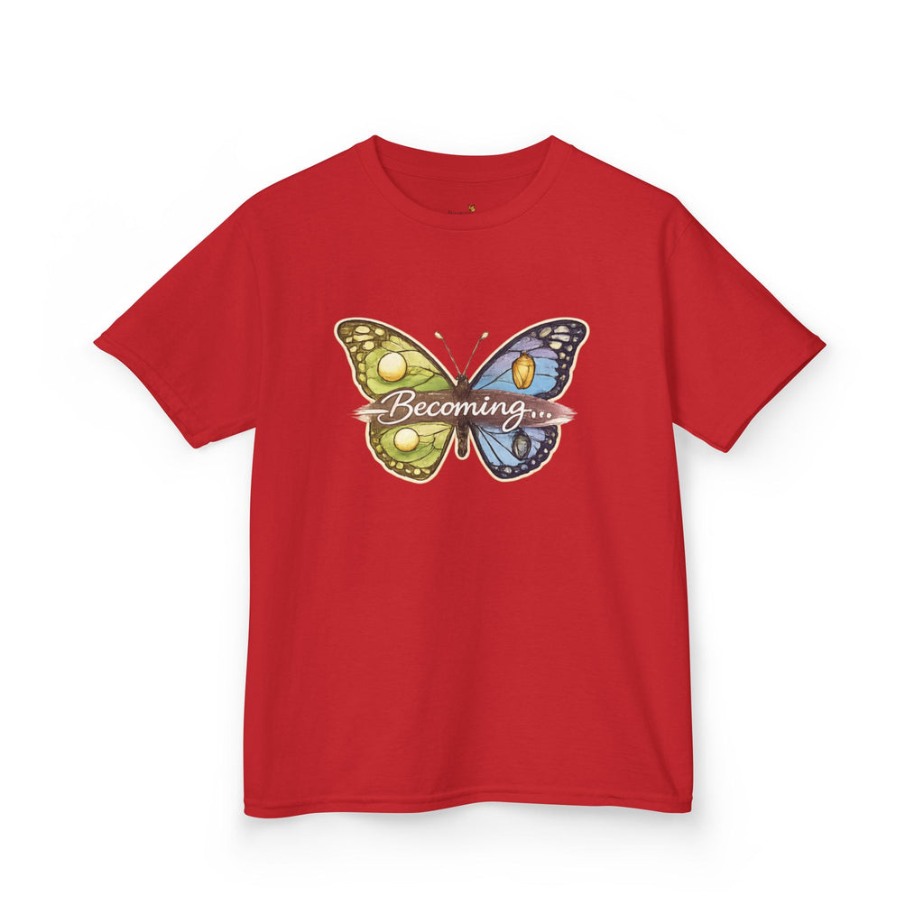 Kids Butterfly Graphic Tee — Colorful Psychedelic Wings