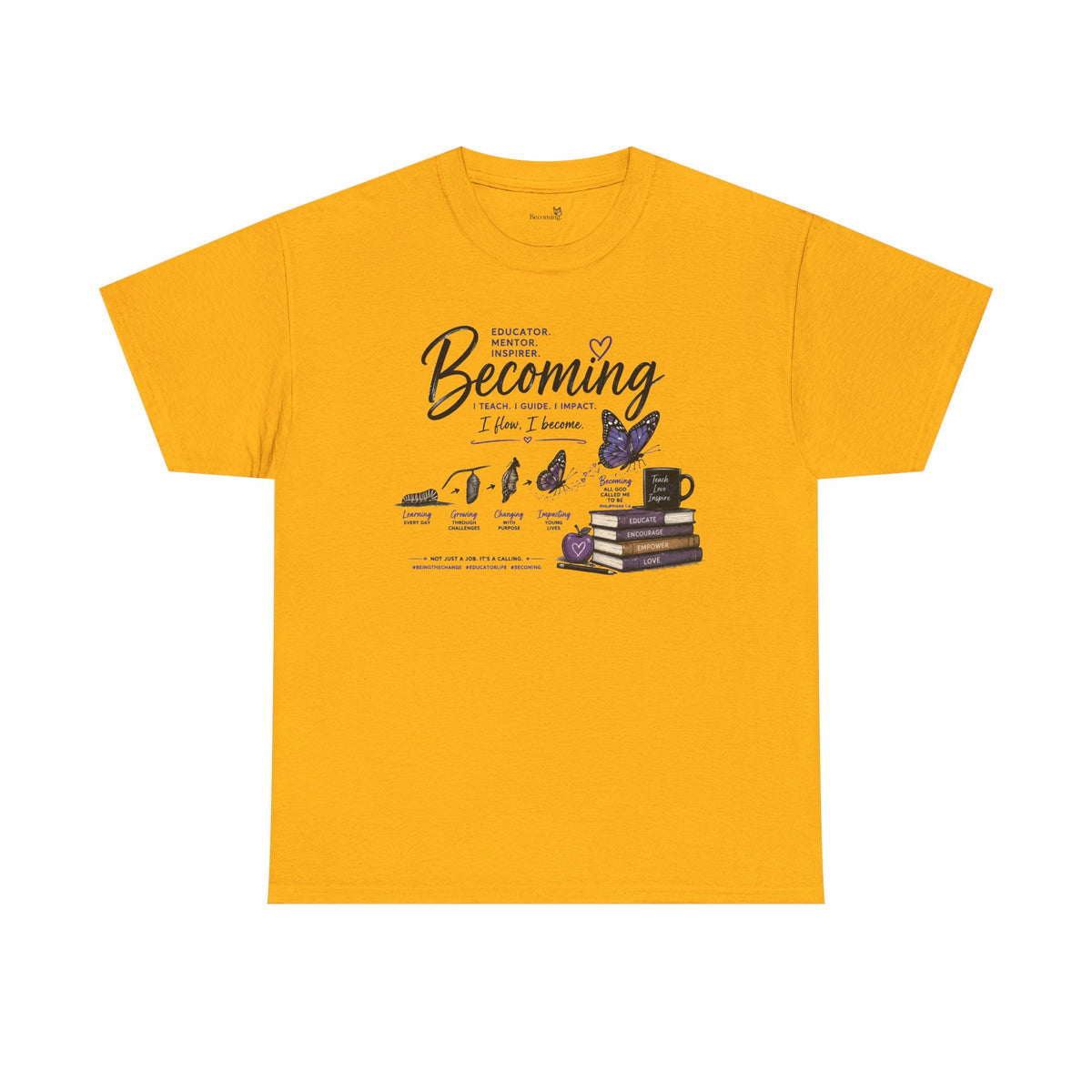 Becoming: Reading & Self-Growth Graphic Tee