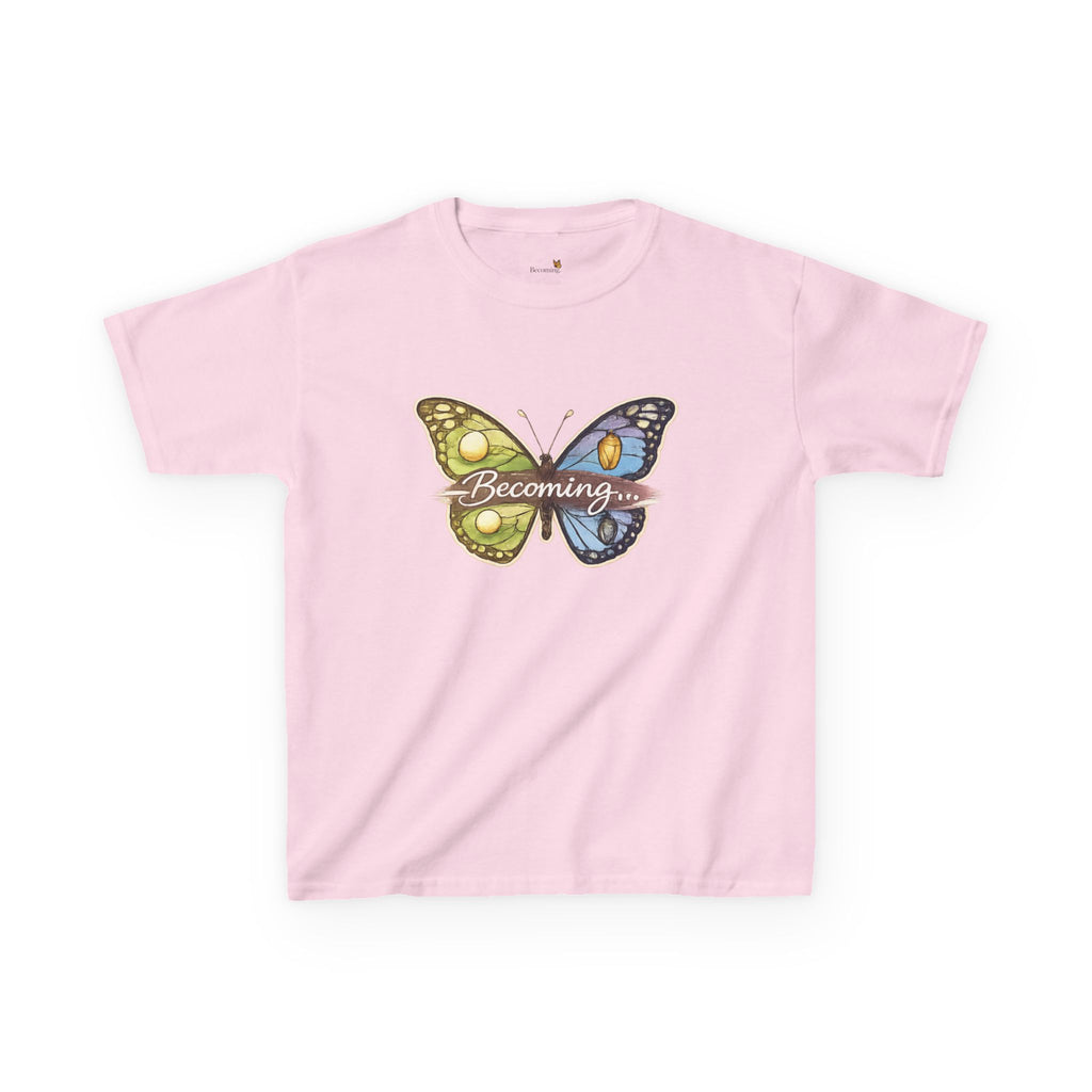 Kids Butterfly Graphic Tee — Colorful Psychedelic Wings