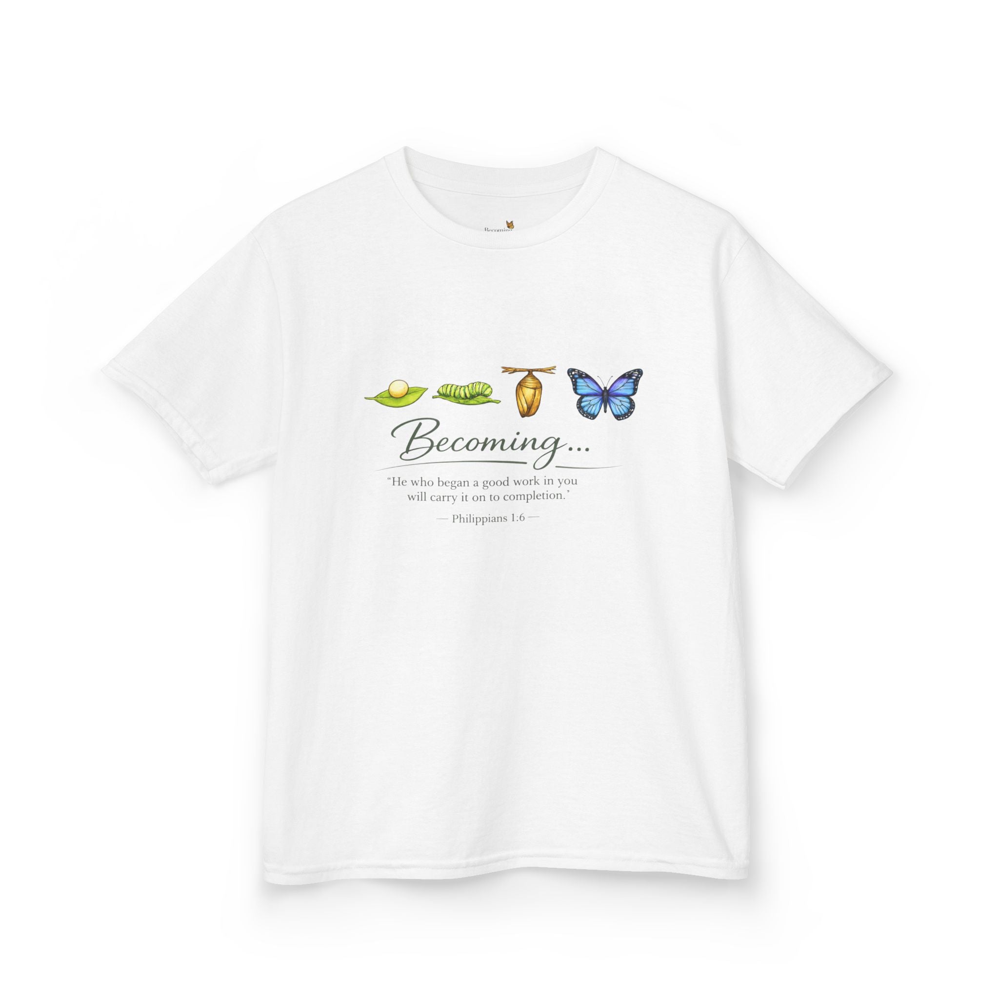 Kids 'Becoming' Butterfly Growth Tee