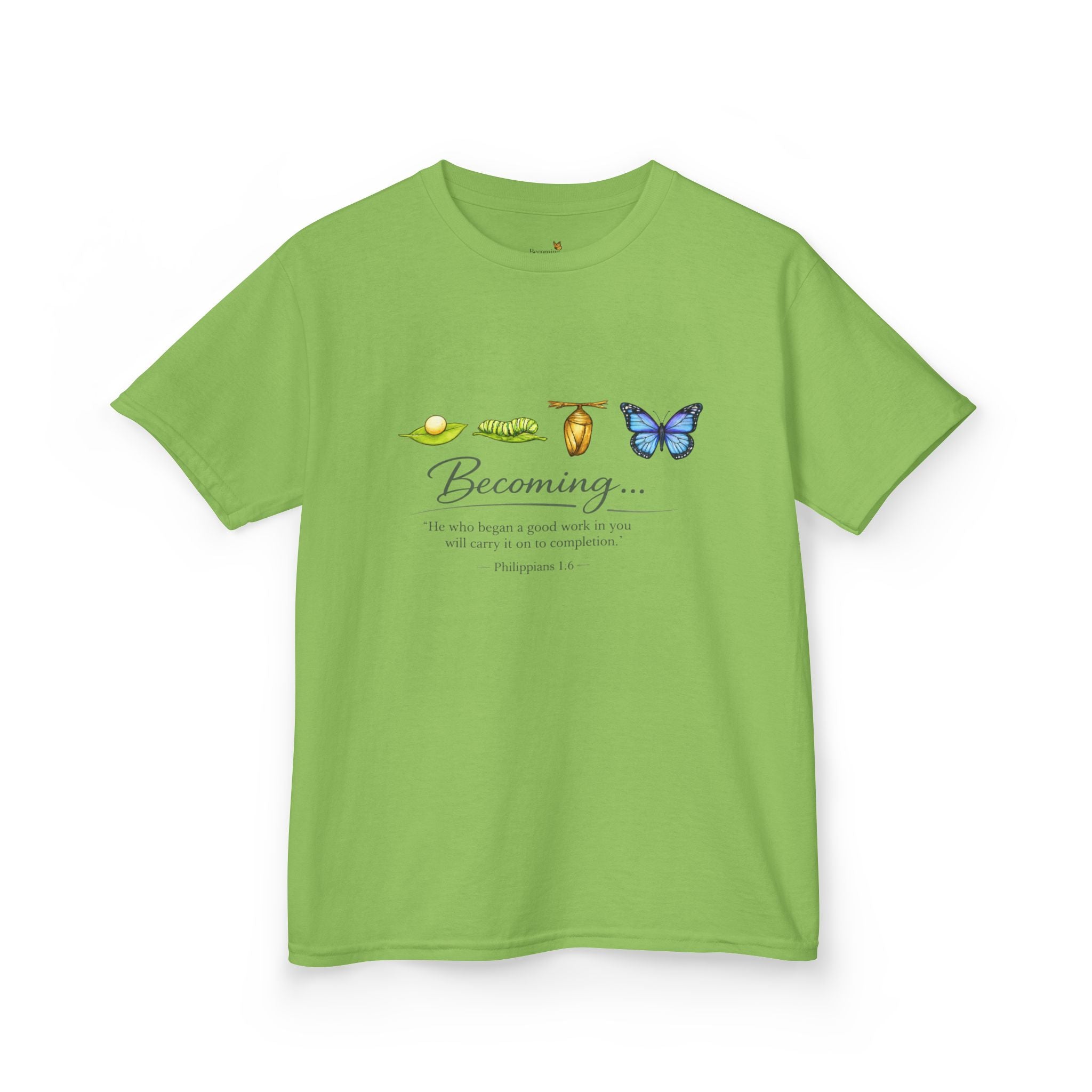 Kids 'Becoming' Butterfly Growth Tee