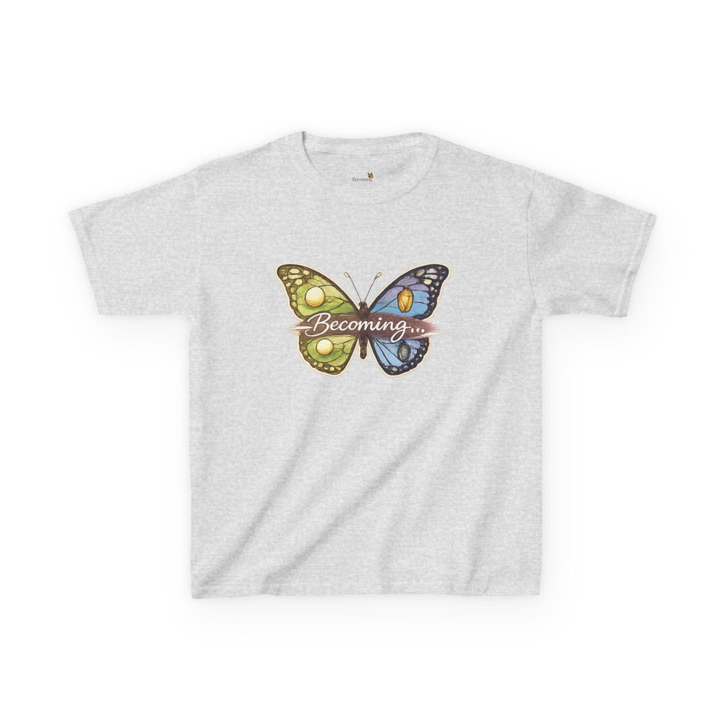 Kids Butterfly Graphic Tee — Colorful Psychedelic Wings