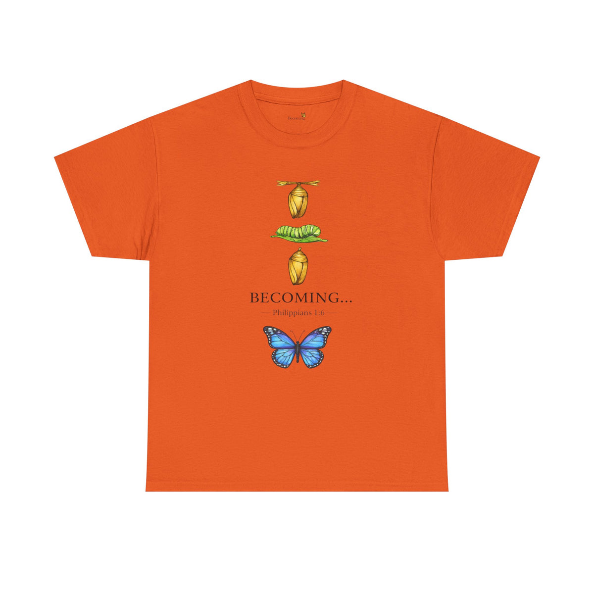 Becoming Butterfly T-Shirt — Metamorphosis Illustration Tee