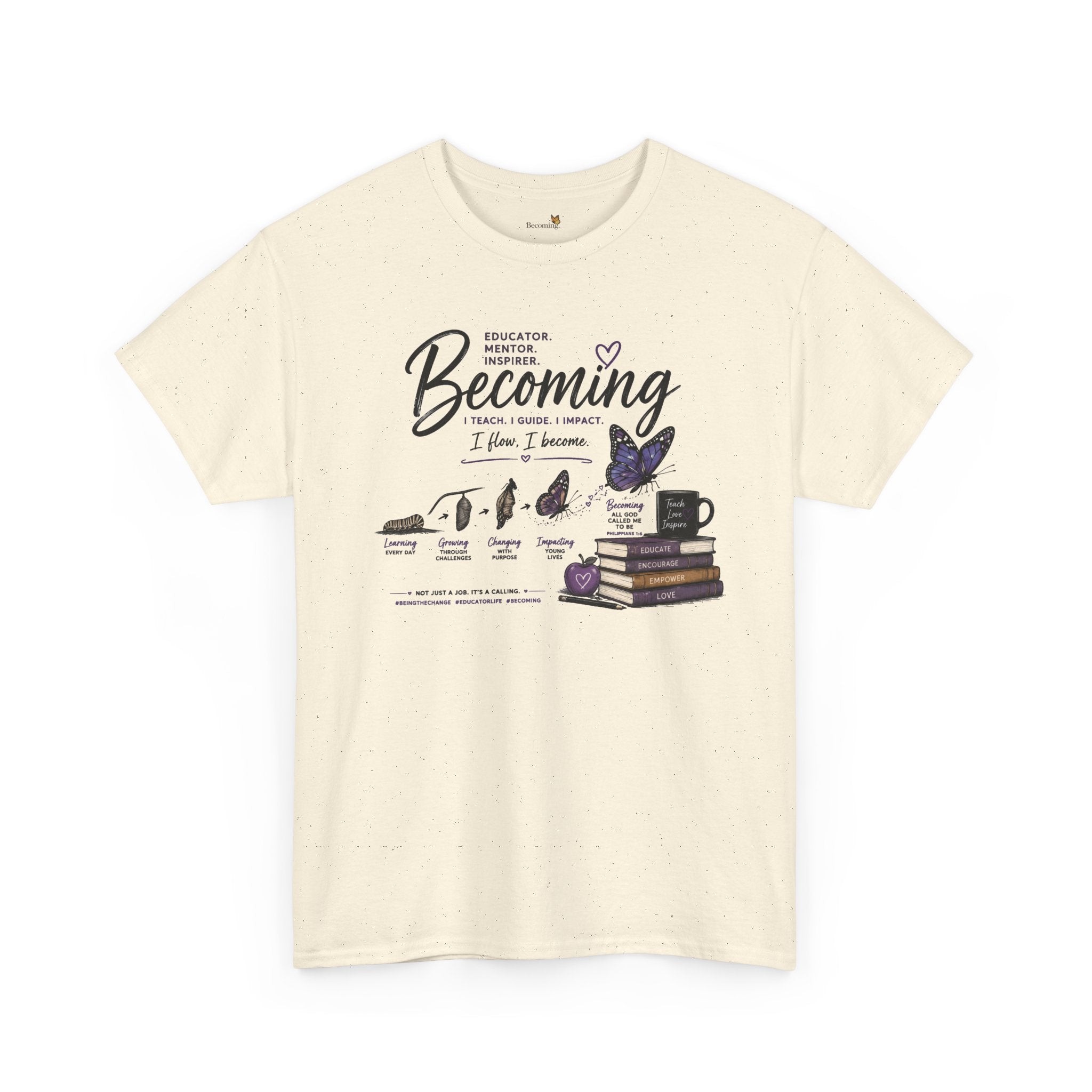 Becoming: Reading & Self-Growth Graphic Tee