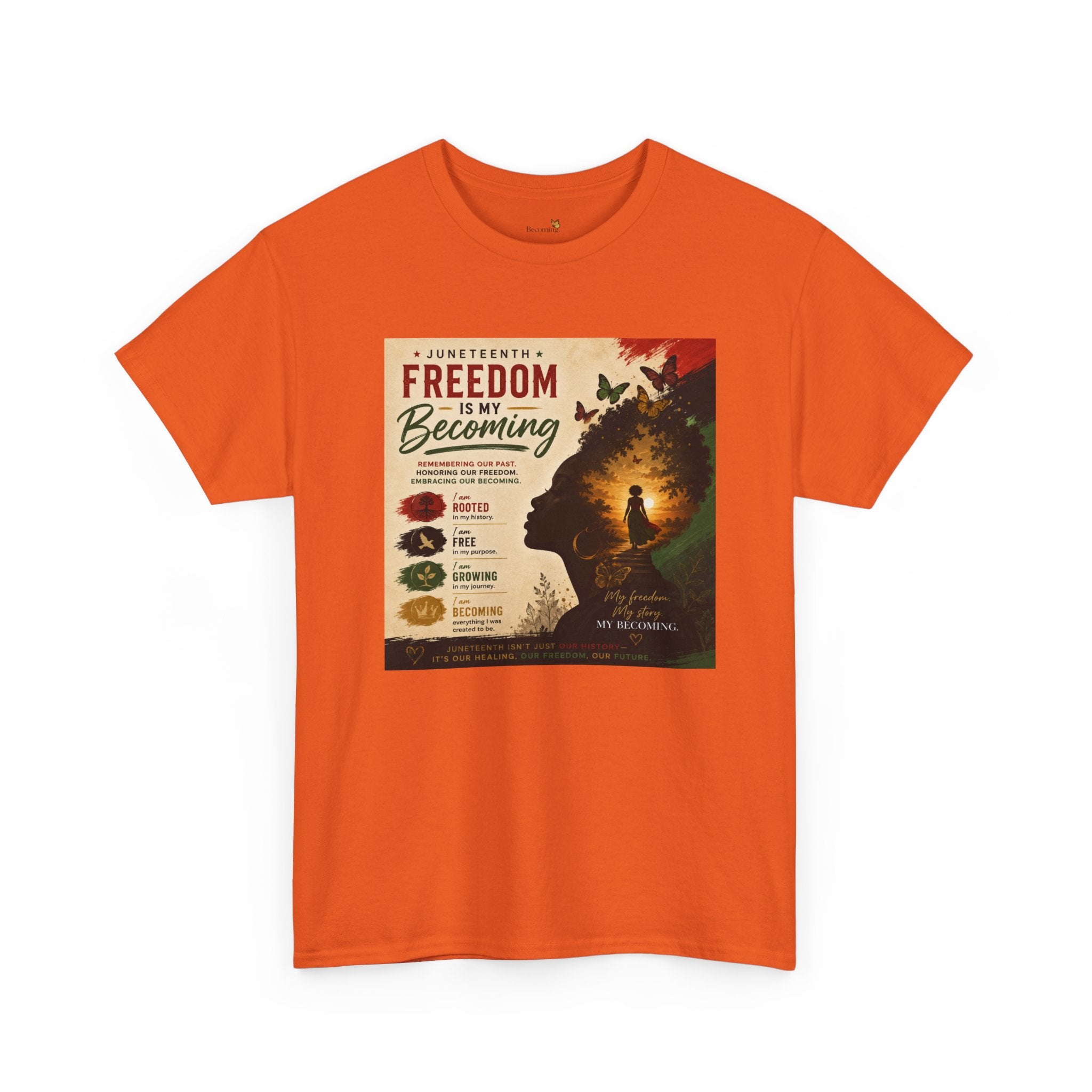Juneteenth Freedom Is Becoming T-Shirt — Juneteenth Celebration Tee