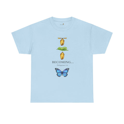 Becoming Butterfly T-Shirt — Metamorphosis Illustration Tee