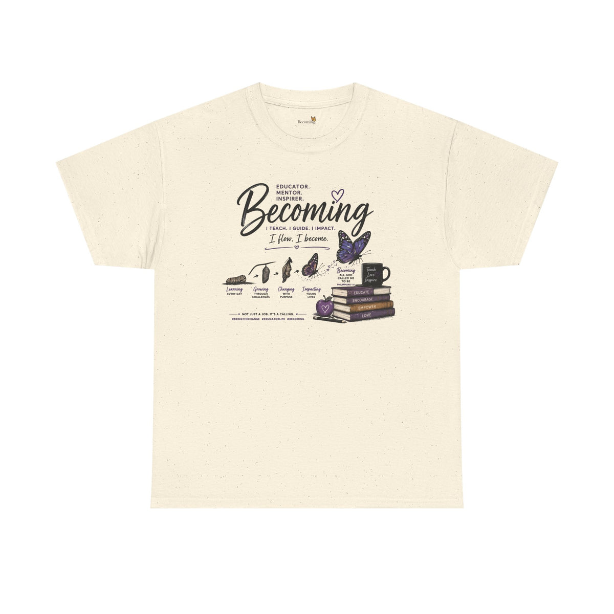 Becoming: Reading & Self-Growth Graphic Tee