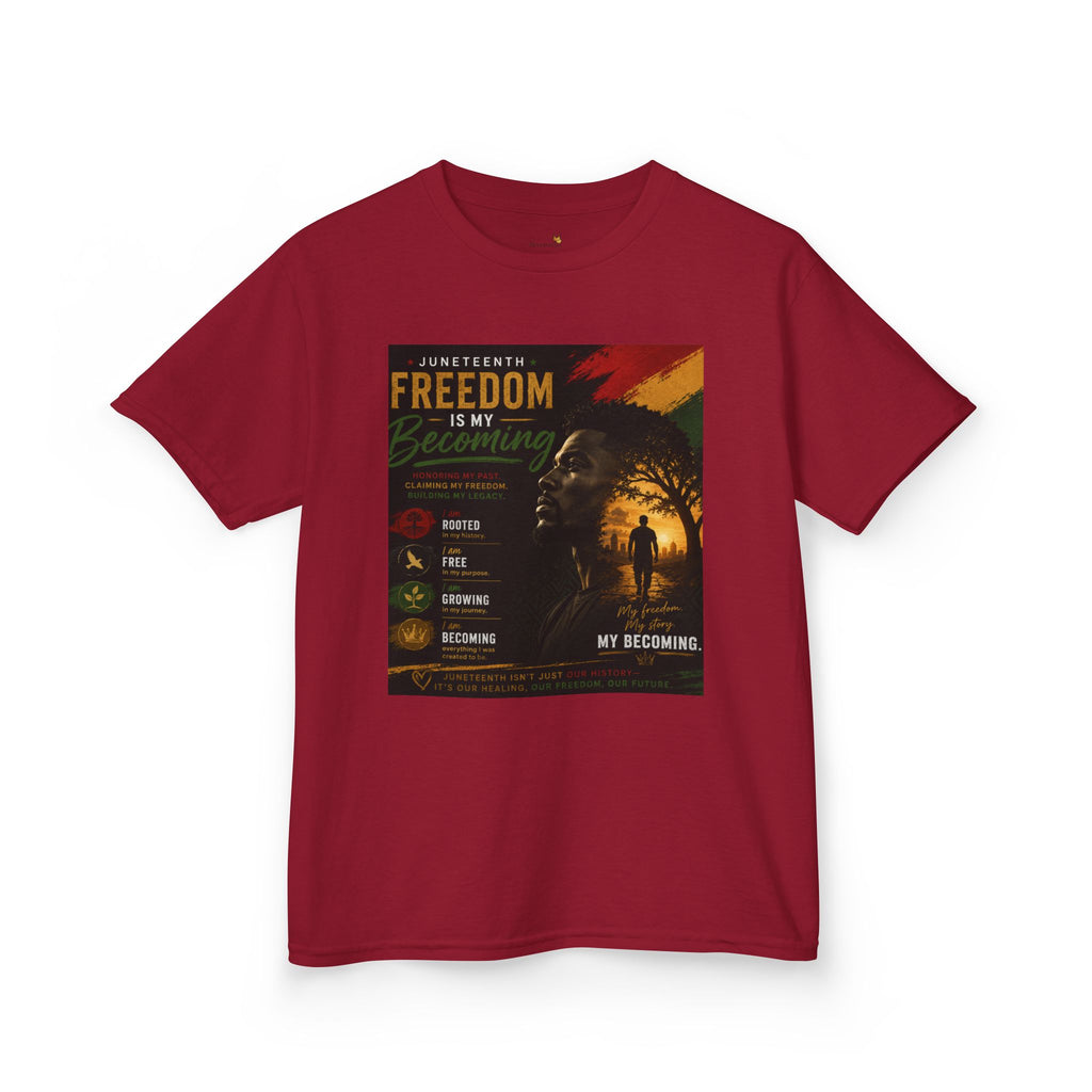 Kids Tee — Freedom Day Retro Safari Graphic Tee ("Freedom Day" Text)