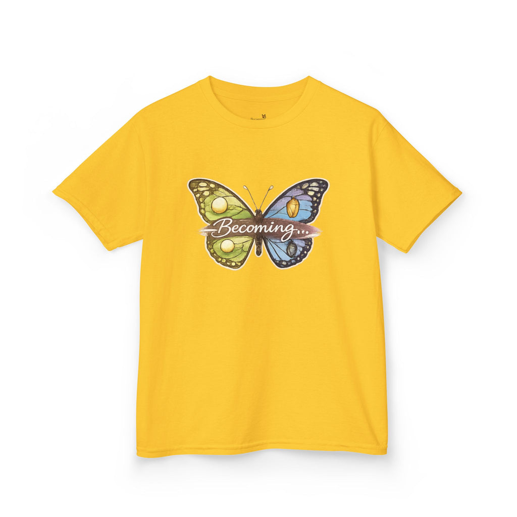 Kids Butterfly Graphic Tee — Colorful Psychedelic Wings