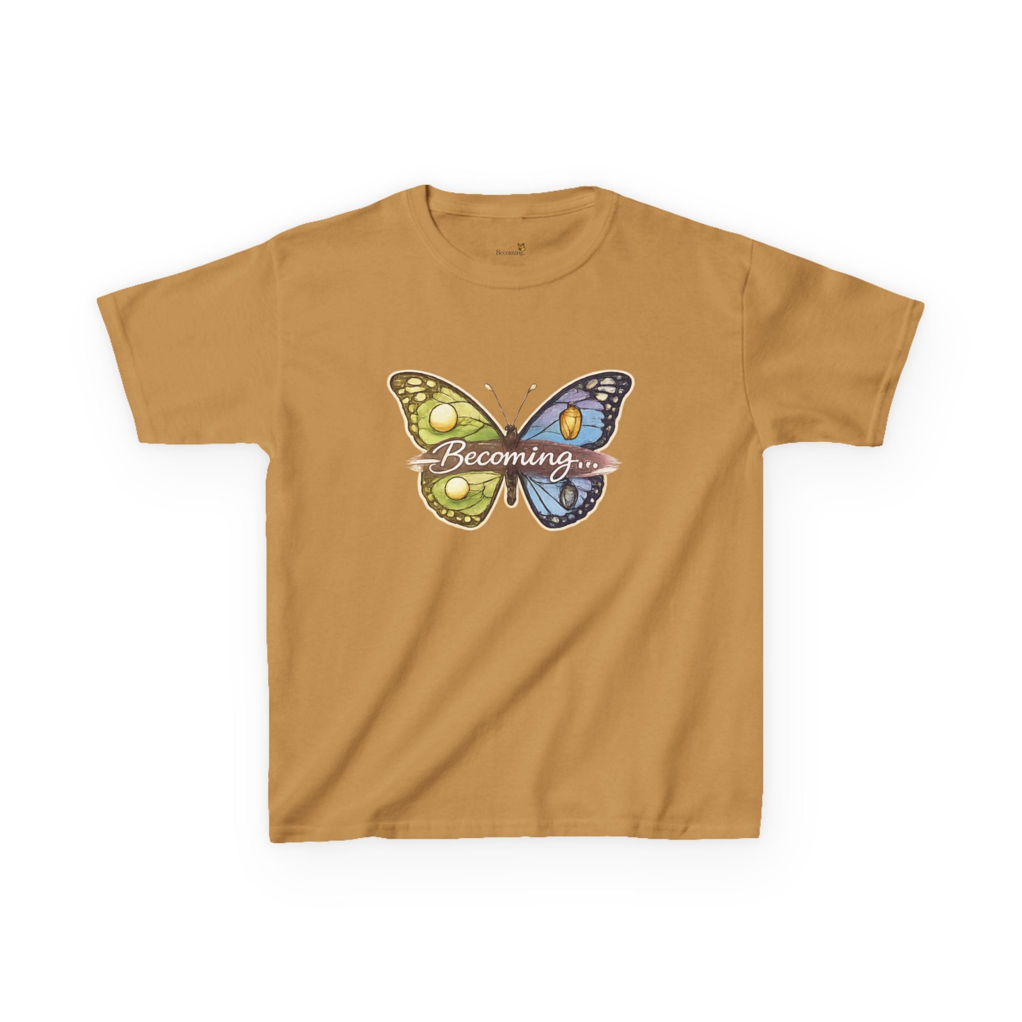 Kids Butterfly Graphic Tee — Colorful Psychedelic Wings