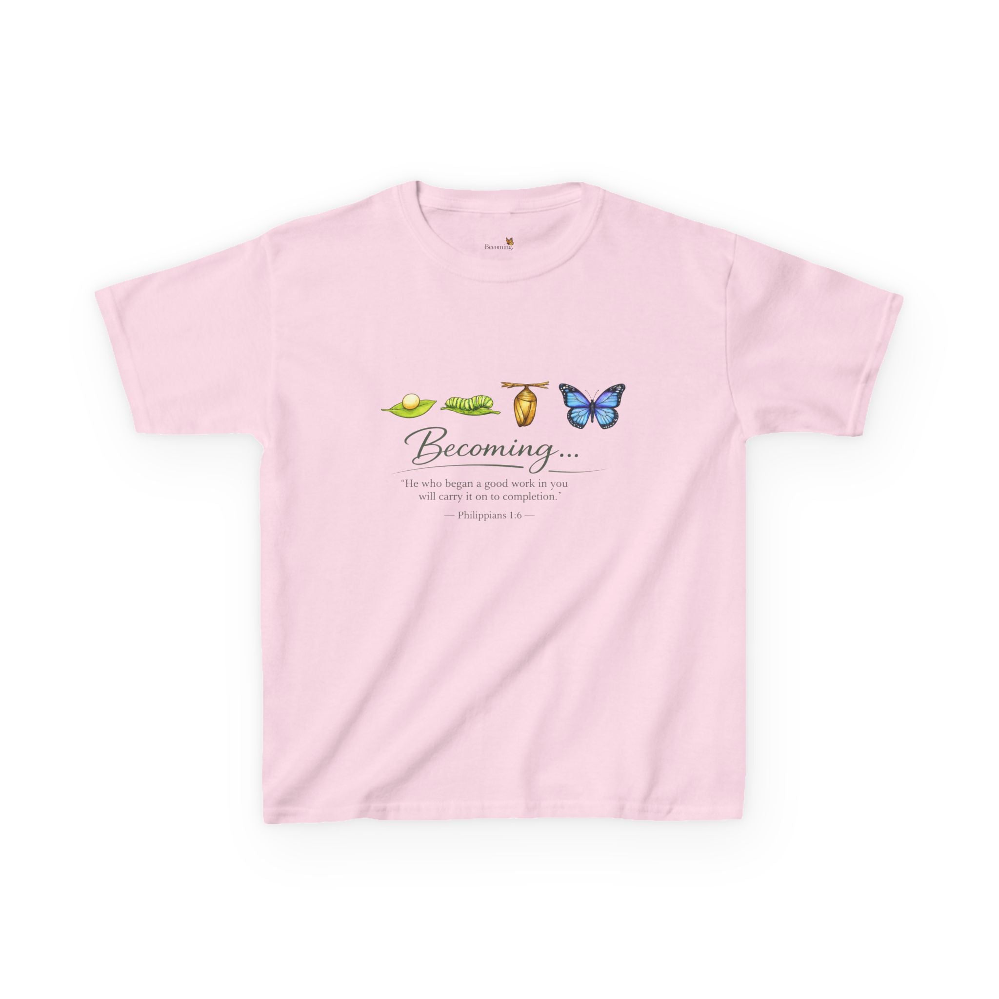 Kids 'Becoming' Butterfly Growth Tee
