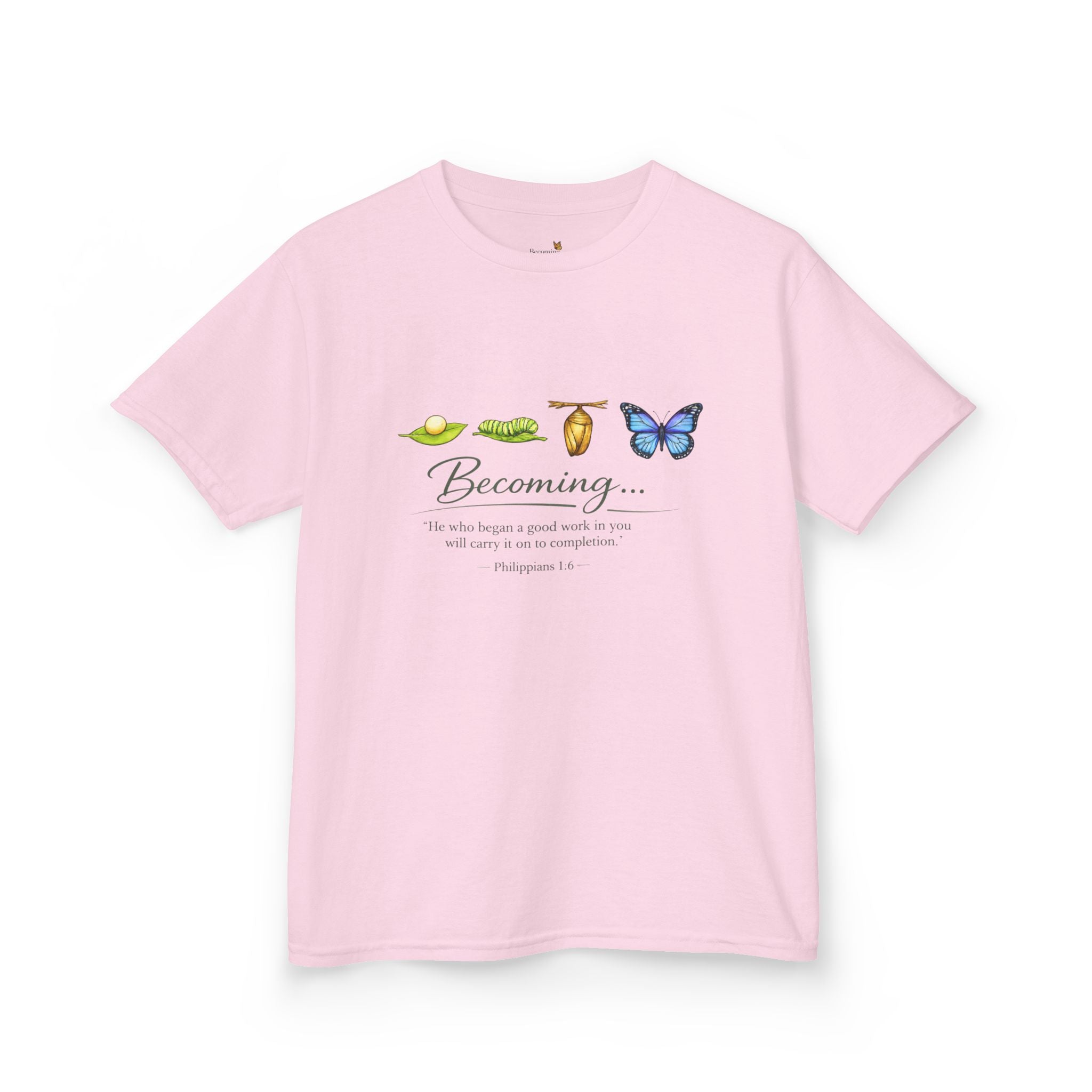 Kids 'Becoming' Butterfly Growth Tee