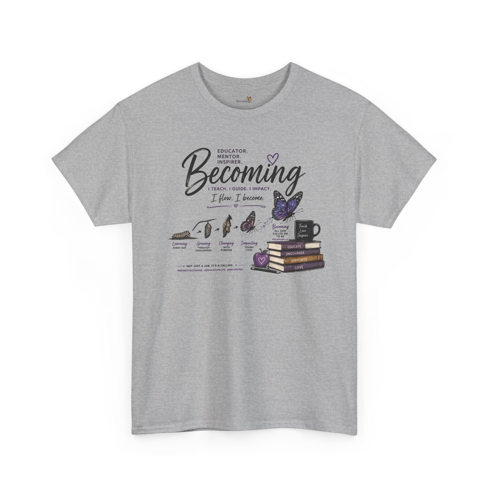 Becoming: Reading & Self-Growth Graphic Tee