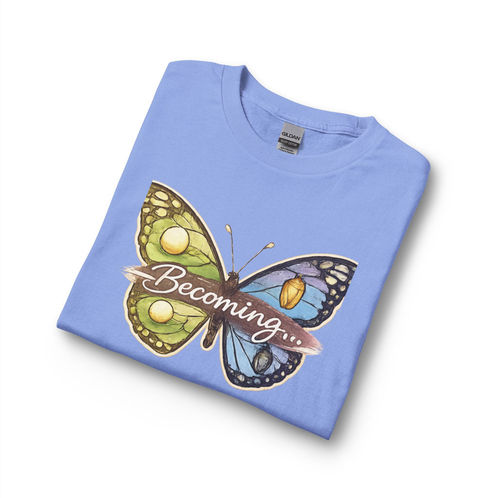 Becoming Butterfly Long Sleeve Shirt — Inspirational Transformation Tee