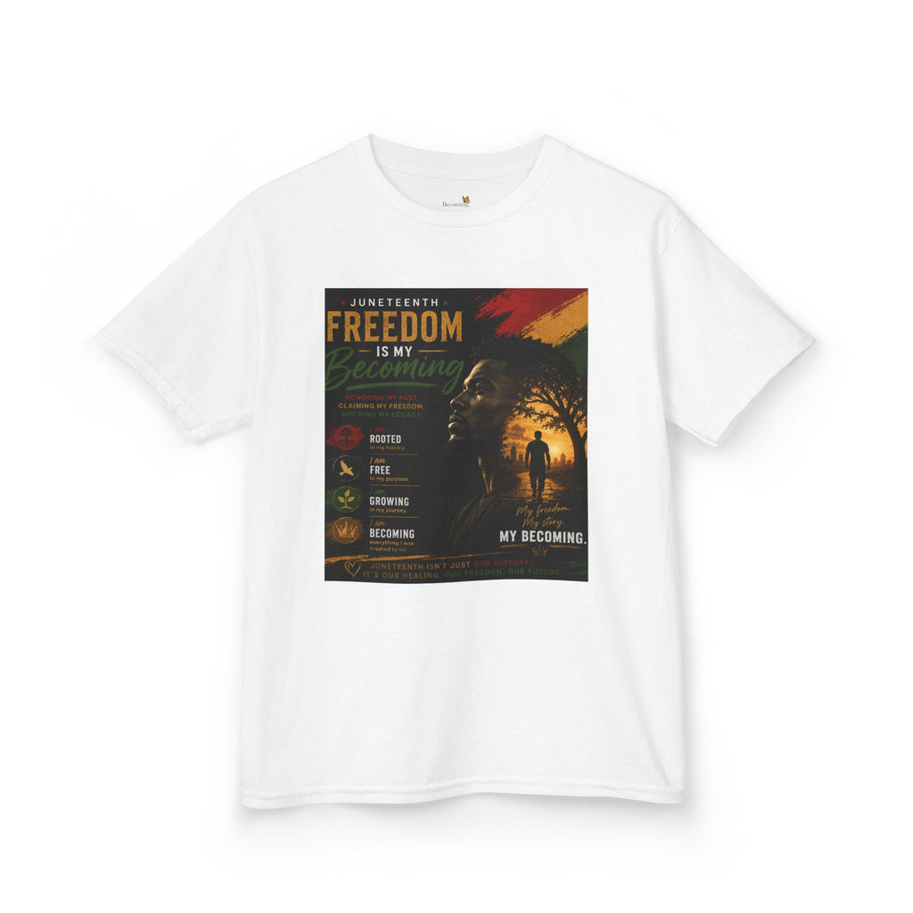 Kids Tee — Freedom Day Retro Safari Graphic Tee ("Freedom Day" Text)