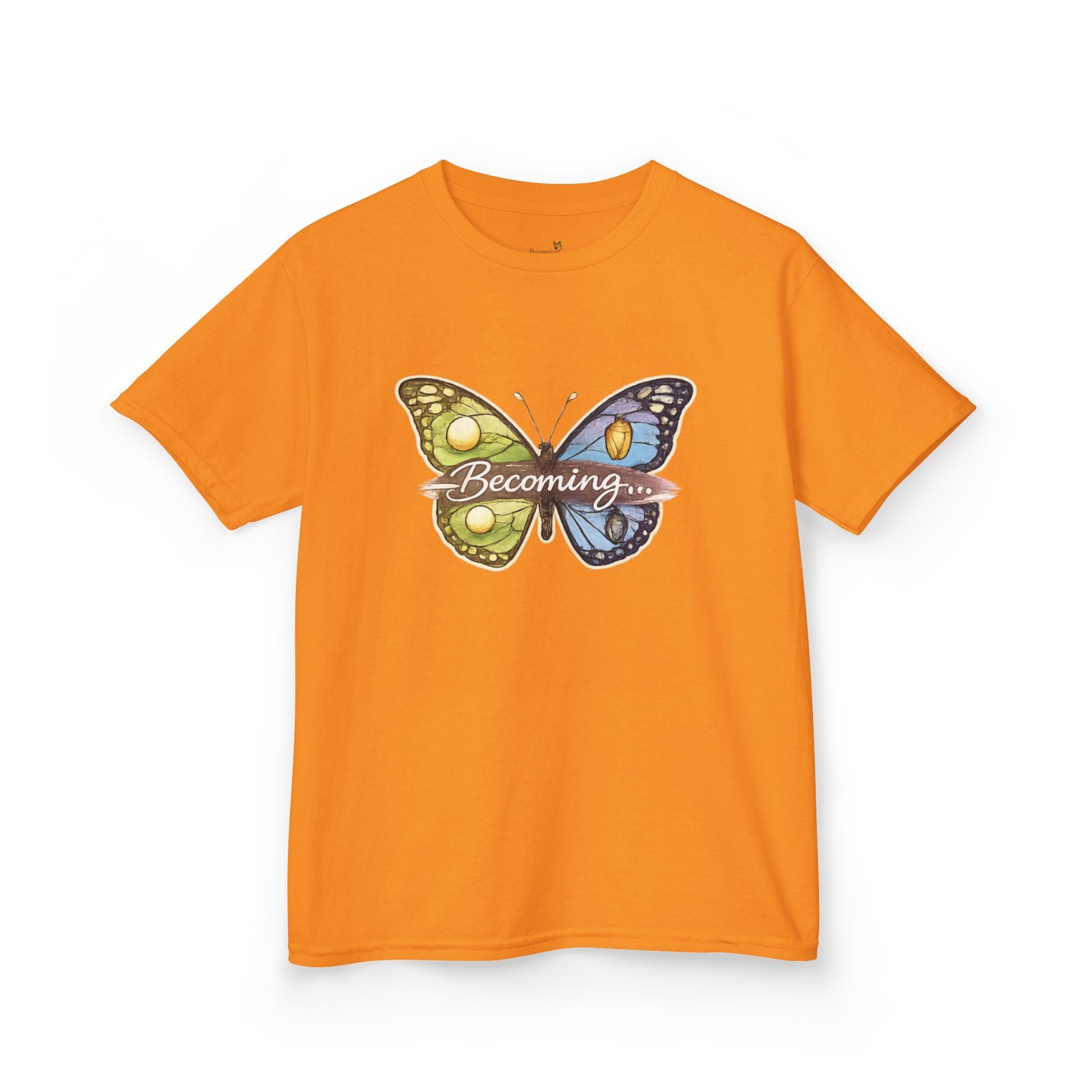 Kids Butterfly Graphic Tee — Colorful Psychedelic Wings