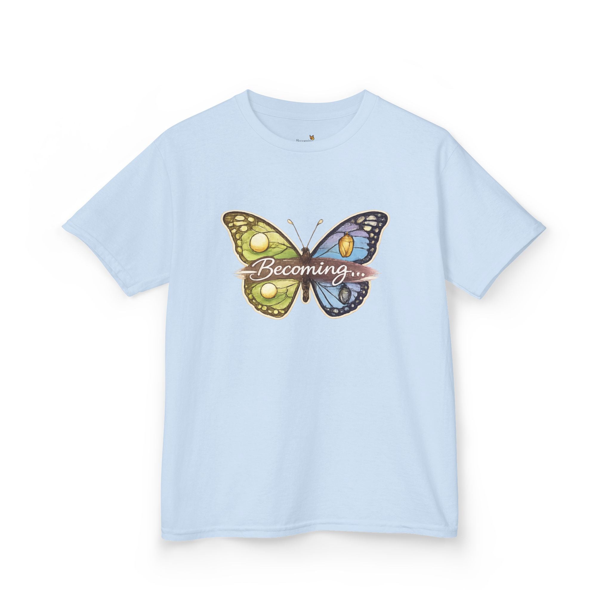 Kids Butterfly Graphic Tee — Colorful Psychedelic Wings