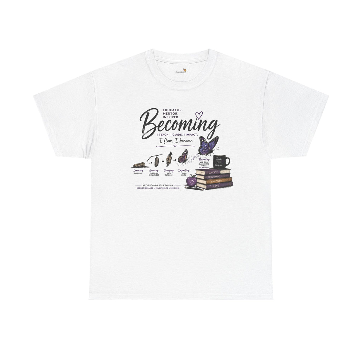 Becoming: Reading & Self-Growth Graphic Tee
