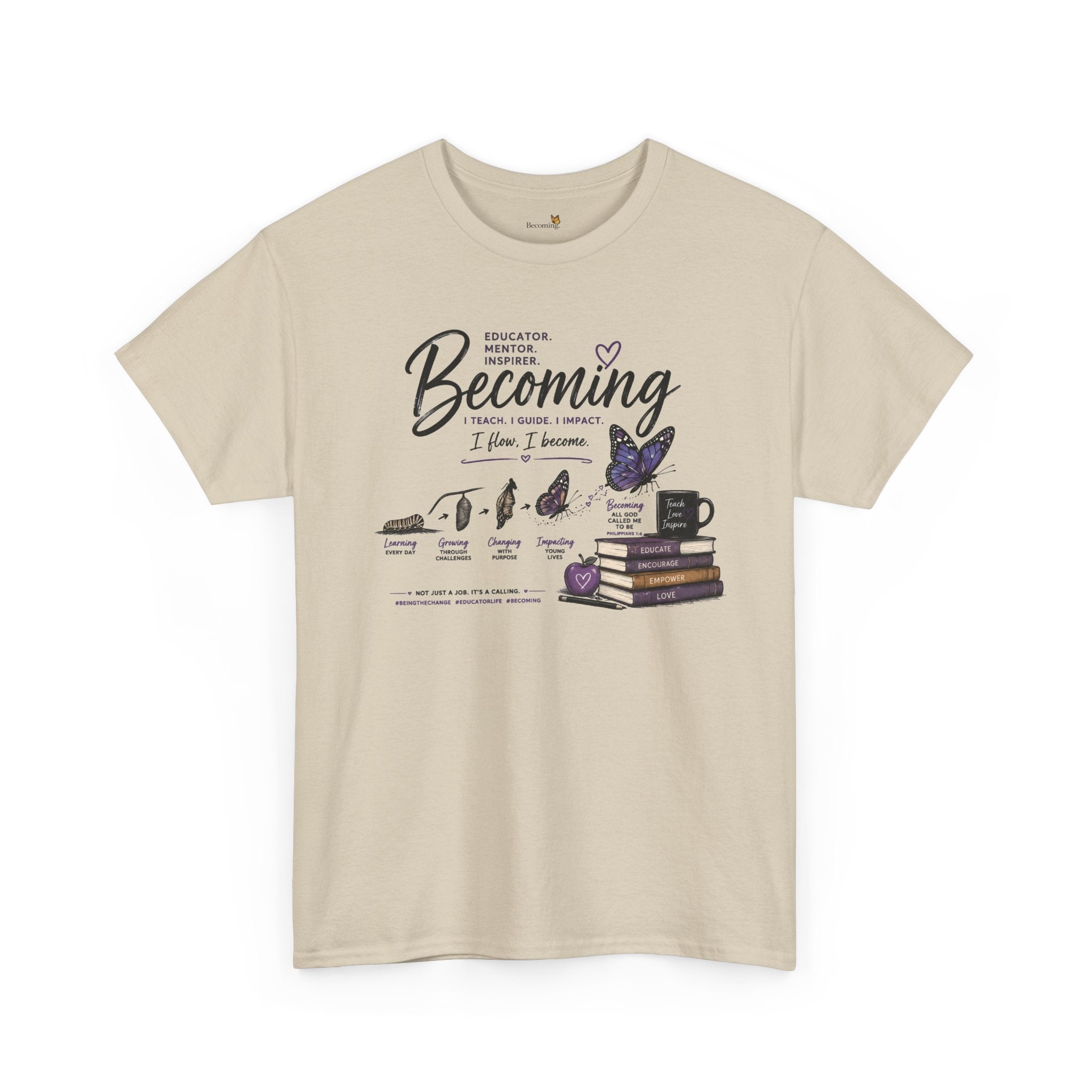 Becoming: Reading & Self-Growth Graphic Tee