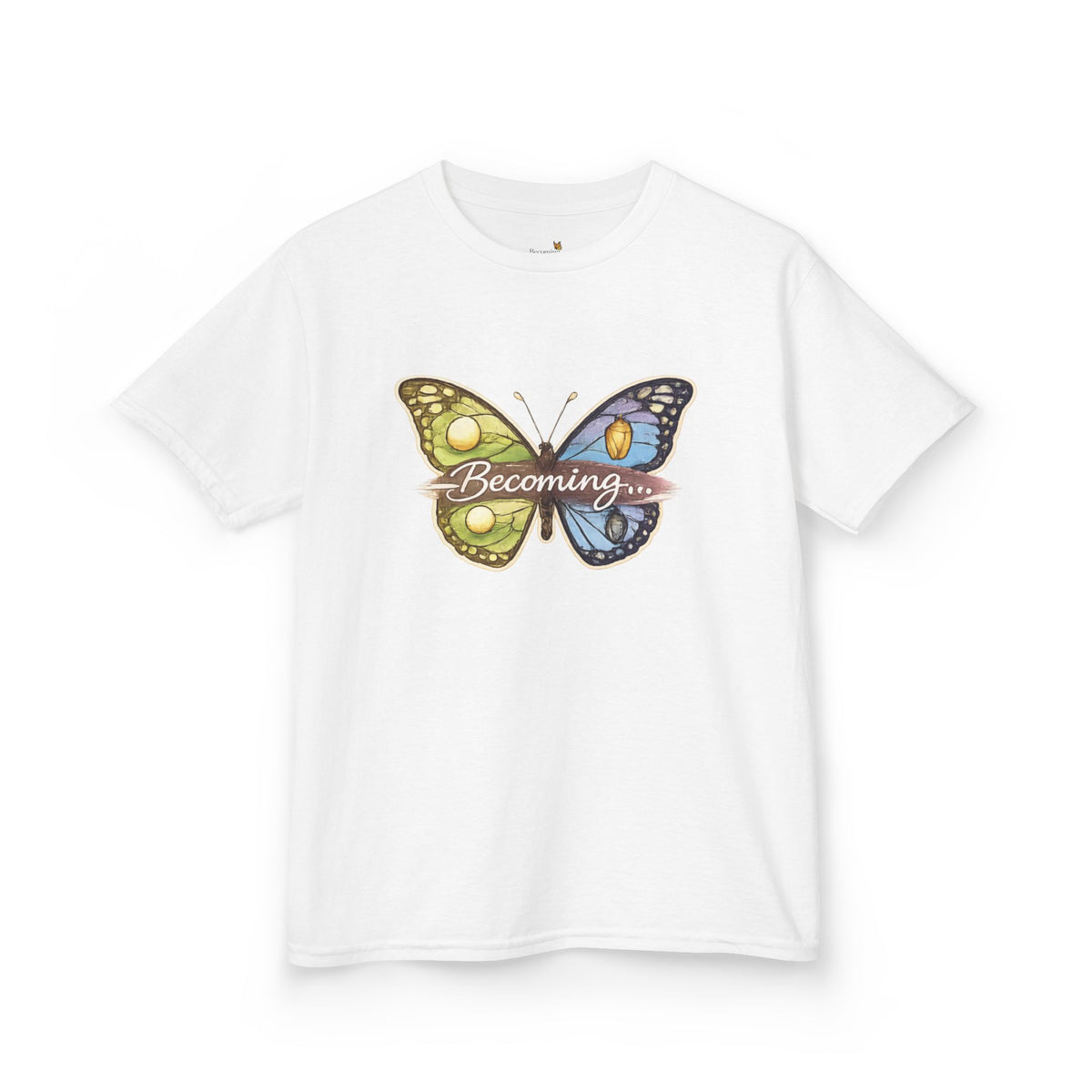 Kids Butterfly Graphic Tee — Colorful Psychedelic Wings