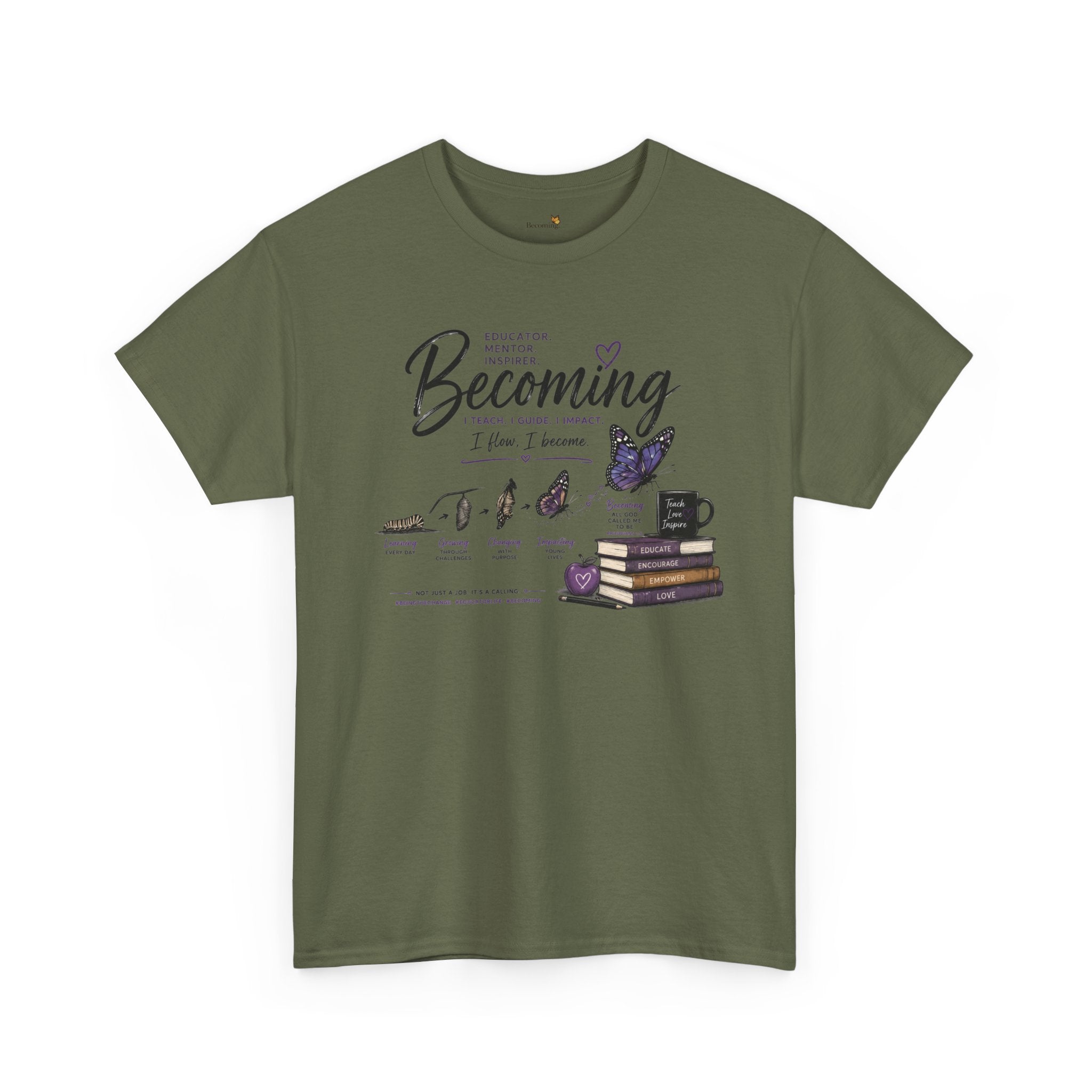 Becoming: Reading & Self-Growth Graphic Tee