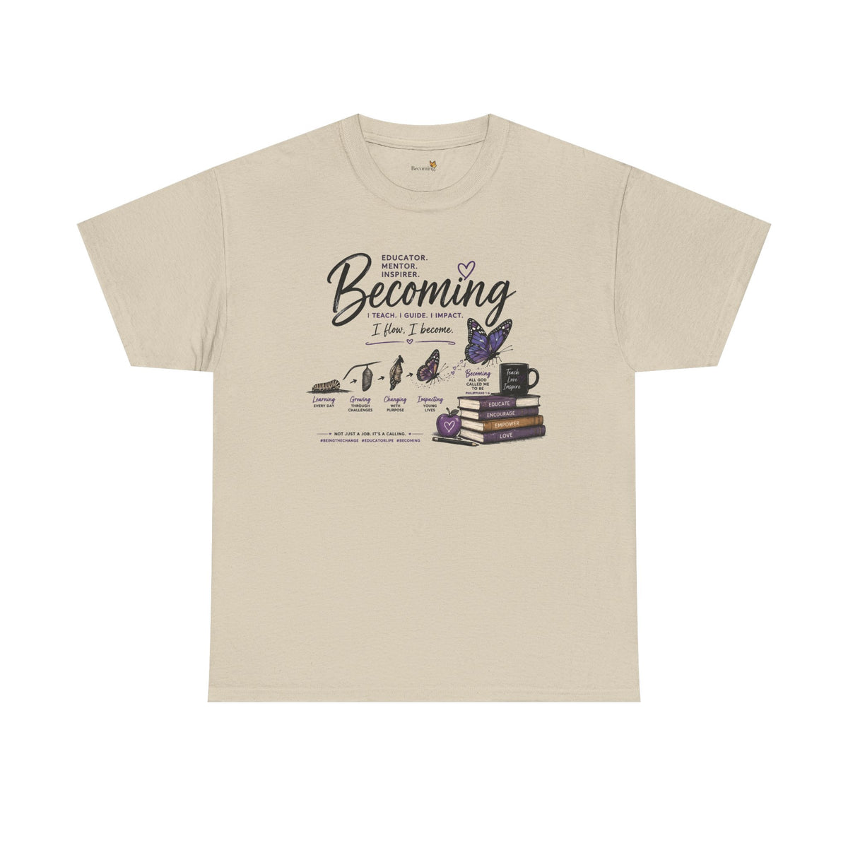 Becoming: Reading & Self-Growth Graphic Tee